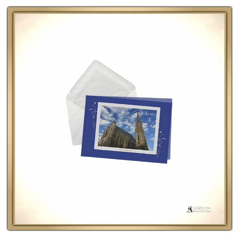 Grußkarte mit Persönlichen Text - Stephansdom