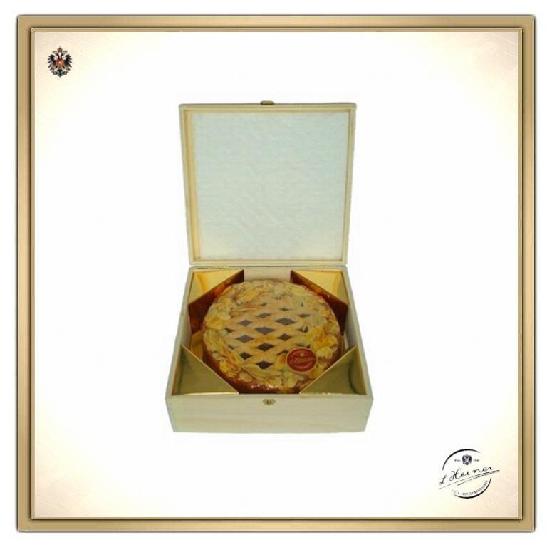 Linzer Torte 300g im attraktiven Holzkistchen
