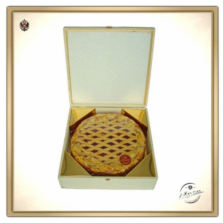Linzer Torte 600g im attraktiven Holzkistchen